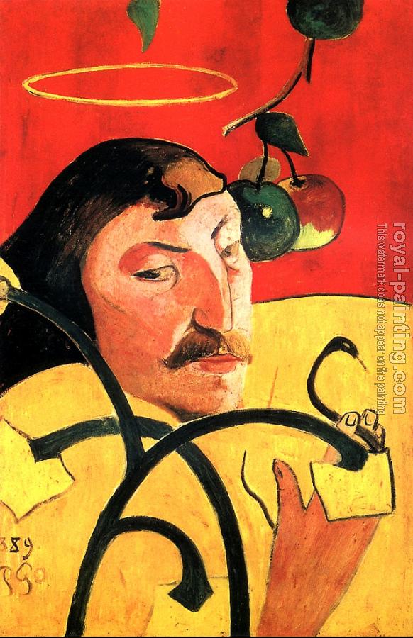 Paul Gauguin : Self-Portrait with Halo